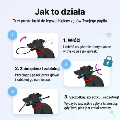 Gryzak wspomagający czyszczenie zębów