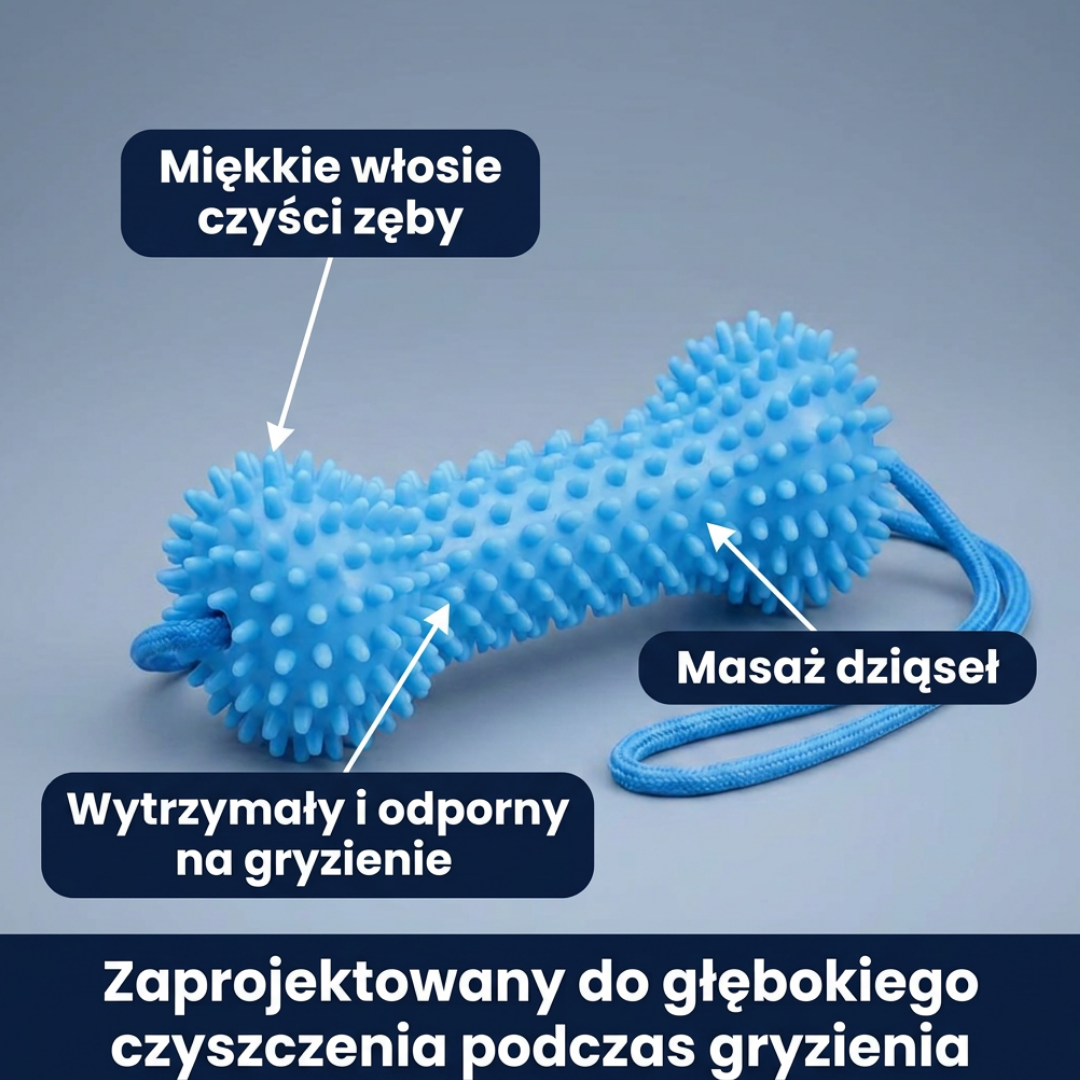 Gryzak wspomagający czyszczenie zębów