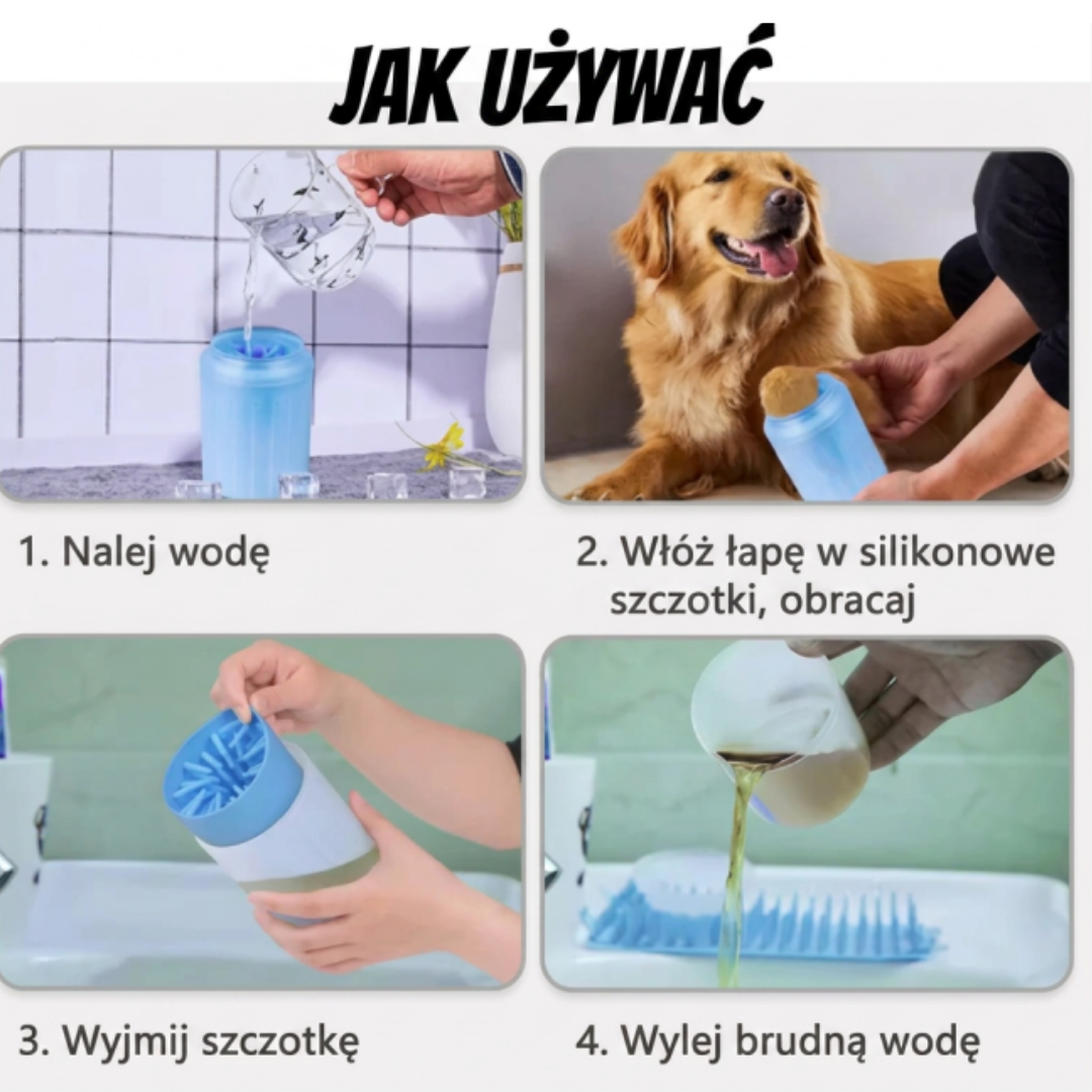 Myjka do łap dla psa