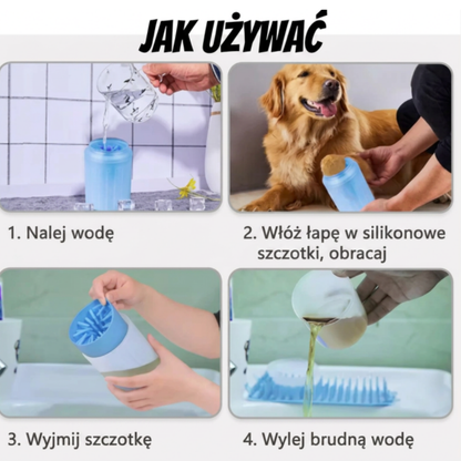 Myjka do łap dla psa