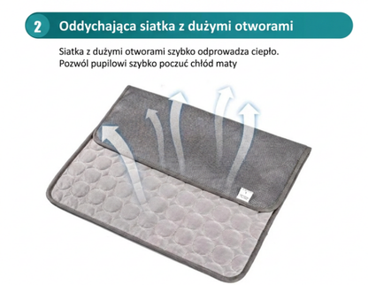 Mata chłodząca dla dużych i małych psów