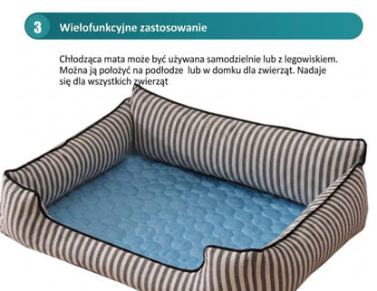 Mata chłodząca dla dużych i małych psów