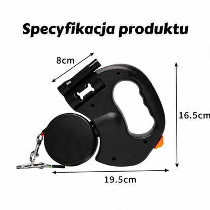Dwugłowicowa Automatyczna Smycz Dla Psa