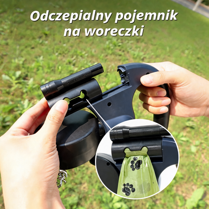 Dwugłowicowa Automatyczna Smycz Dla Psa